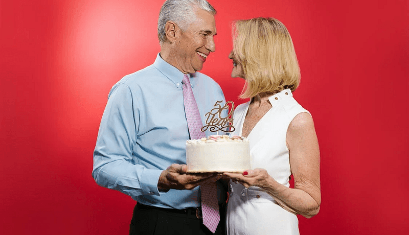 Messages et SMS pour des noces d'or - 50 ans de mariage