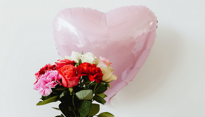 Messages d'amour pour accomagner des fleurs